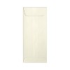 JAM Paper Self Seal Policy Envelope 4 1/8" x 9 1/2" Natural Linen 50/Pack (7716-NLI-50) - 2 of 2