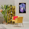 Stupell Industries Purple Iris Petals Floating Frame Canvas Art, Brown, 21" x 31" - 3 of 4