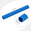 Unique Bargains Water Plumb DIY Crafts High Impact Rigid Round Pipes 8" Length ID 0.83" OD 0.98" Blue - 2 of 4