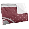 Aquinas College Logo Dots Silky Touch Blanket White 50x60 - 3 of 4