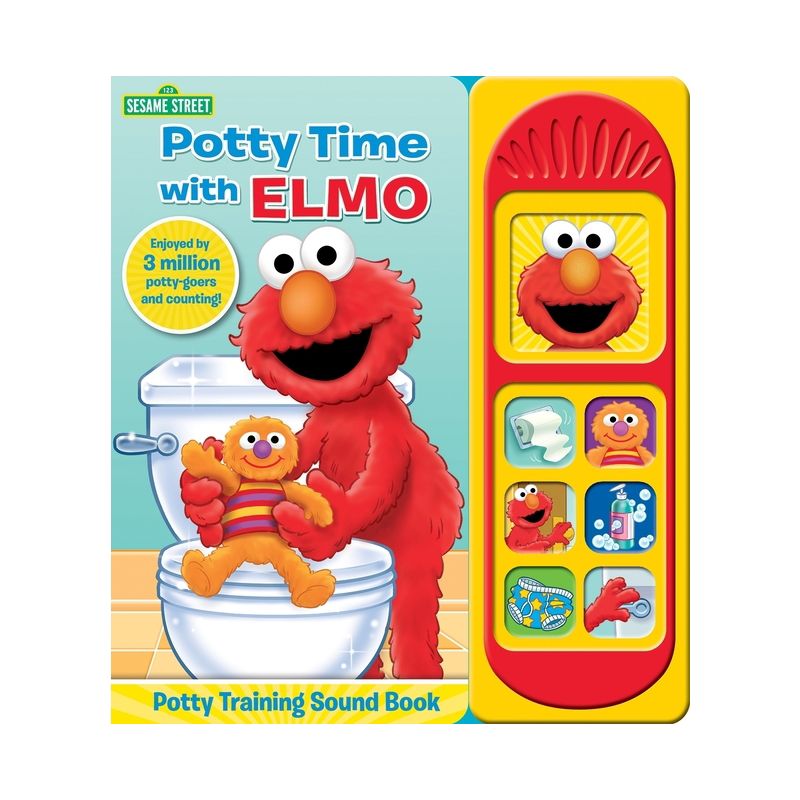 Sesame Street Potty Time with Elmo Sound Book - by Kelli Kaufmann (Board Book), 1 of 11