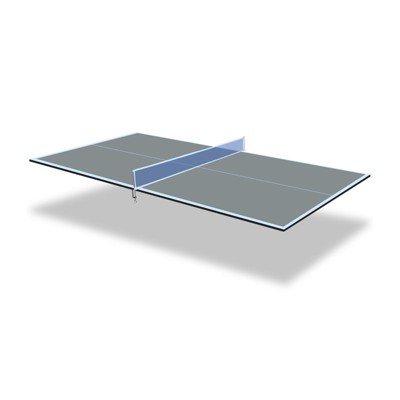 VisioGear Game Tables, 6FT Ping Pong Conversion Tables Top, Foldable & Portable Table for Tennis, Grey, 71"*35.5"*0.47"
