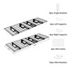 Atlas Shelving 2pk 2'x6' Wall Shelf Garage Storage Rack 800 lbs Hammertone Finish - 2 of 4