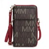 MKF Collection Cossetta Cell Phone Crossbody Wristlet Handbag Vegan Leather Versatile Multi-Use Phone Holder by Mia K - 2 of 4