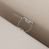 FUFU&GAGA Modern Style Pure White Armoire 3 Doors 4 Drawers Line Pattern Fashion Wardrobe - 4 of 4