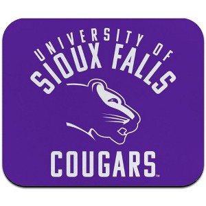 University of Sioux Falls Cougars Logo Low Profile Thin Mouse Pad Mousepad - 1 of 2