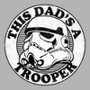 Men's Star Wars Father's Day This Dad's A Trooper T-Shirt - 2 of 4