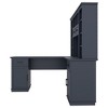 NicBex Home Office Desk L-Shape Morden 2-in-1 Design Desk with Drawers, Storage Cabinets and Wooden Frame for Office, Study, Living Room, Blue - 4 of 4