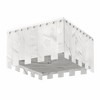 Viviana 9-Light Flush Mount Ceiling Light - Art Deco Style, Polished Nickel, 19.5" x 11" - 2 of 4