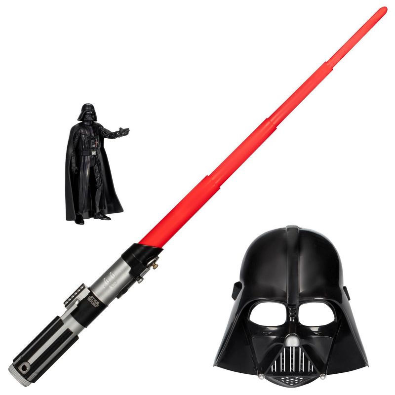 Star Wars Darth Vader Action Figure with Role Play Mask and Lightsaber, 1 of 15