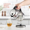 Speed-Boil Electric Kettle 1.7L Coffee & Tea Boiler 1500W, Borosilicate Glass, Wide Opening, Cool Touch Handle, Boil Dry Protection - 3 of 4