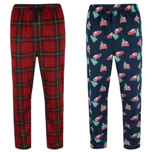 Weatherproof Vintage Men's Fleece Holiday Pajama Pants (2 Pack) - 1 of 4