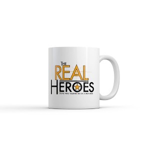 Crazy Dog T-Shirts The Real Heroes People Who Tolerate Me On A Daily Basis Mug Funny Sarcastic Coffee Cup-11oz - 1 of 4