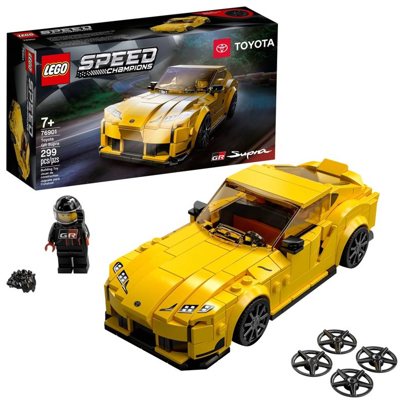 LEGO Speed Champions Toyota GR Supra Racing Car Toy 76901, 1 of 11