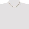 Black Bow Jewelry 2.5mm, 14k Yellow Gold, Diamond Cut, Milano Rope Chain Necklace - 2 of 4