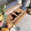 Shoes Off Witches Novelty Halloween Coir Doormat - 18" x 30" - Natural - Elrene Home Fashions - image 2 of 4