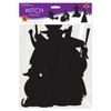 Beistle Witch Silhouettes, 8.75"-12.75", (8/Pkg) Multicolored - 3 of 4