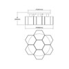 Elk Home Compartir 7 - Light Semi-Flush Mount in  Satin Brass/Polished Nickel - 2 of 4