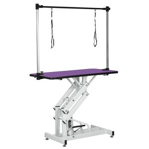 UbMelt 42.5 Inch Hydraulic Pet Grooming Table with Adjustable Height and Noose for Medium/Large Dogs - 1 of 4