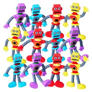 Playbees  Bendable Robots 12PK - 1 of 4