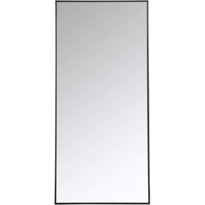 Elegant Lighting Metal frame rectangle mirror 30 inch in Black - 1 of 4