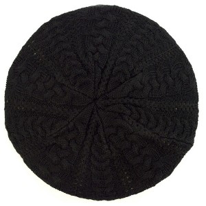 Women's Soft Lightweight Knitted Beret Hat - 1 of 4