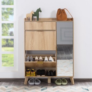 MAYEERTY Shoe Cabinet - Sturdy Space-Saving for Entryway - 1 of 4