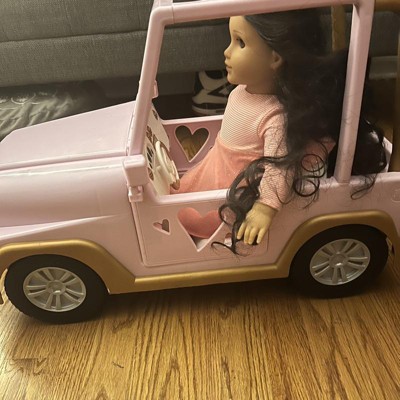 American girl best sale doll jeep target