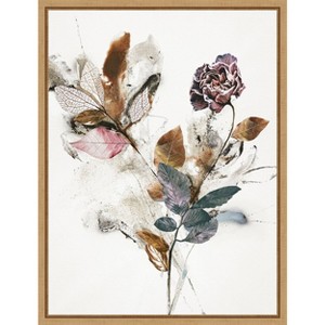 Amanti Art Playing Flower 1 by Design Fabrikken Canvas Wall Art Print Framed 18 x 24-in. - 1 of 4