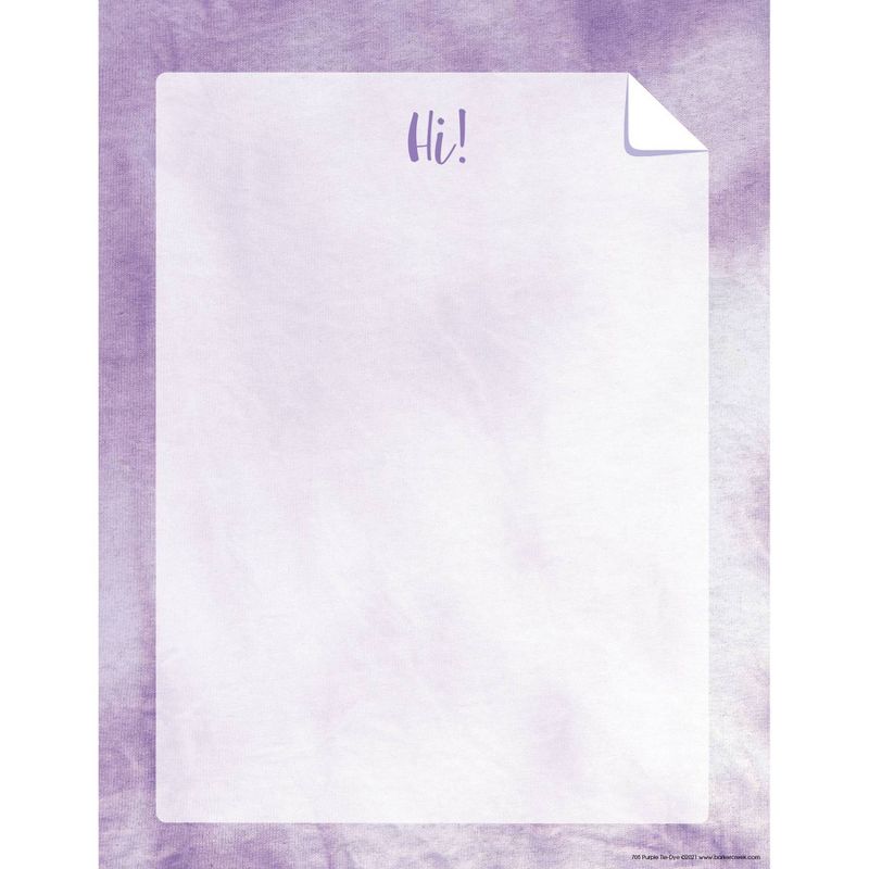 4pk 50ea Tie-Dye and Ombre Computer Paper Pack Set - Barker Creek, 4 of 7
