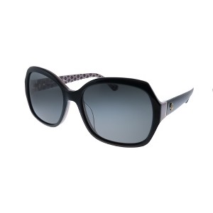 Kate Spade KS AMBERLYNN/S 3H2 Mens Square Polarized Sunglasses Black Pink 57mm - 1 of 3
