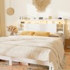 Besiost Headboards with Power Outlets and Storage Space - 2 of 4