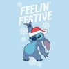 Mens Lilo & Stitch Christmas Feeling Festive T Shirt - 2 of 4