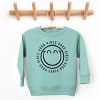 The Juniper Shop SmileyWorld Good Vibes Outline Toddler Sweatshirt - 2 of 4