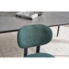 Kumasinova Mid Century Dining Chairs Set of 2,Boucle Fabric Kitchen Chairs with Black Metal Legs,Modern Accent Chairs for Dining Table and Living Room - 4 of 4