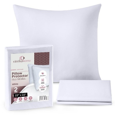 Circles Home, 100% Cotton Zippered Pillow Protector