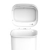 Nine Stars 50L/13.2gal Motion Sensor Trash Can White: Indoor Plastic, Battery Operated, 28.29" Height, 6.35 lbs - 3 of 4
