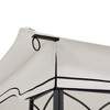 Sevobal Patio Umbrellas Outdoor Patio Gazebo Replacement Canopy, Double Tiered Gazebo Tent Roof Top Cover Only, Beige,129.93"*104.33"*36.78" - 2 of 4