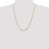 Black Bow Jewelry 1.75mm, 10k Yellow Gold Diamond Cut Solid Rope Chain Necklace - 2 of 4