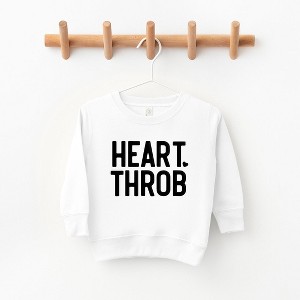 The Juniper Shop Heart Throb Small Heart Puff Print Toddler Graphic Sweatshirt - 1 of 3