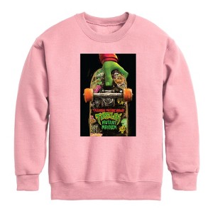 Boys' - Teenage Mutant Ninja Turtles - Mutant Mayhem Graphic Long Sleeve Fleece Sweatshirt - 1 of 4