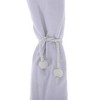 Unique Bargains Magnetic Buckle Small Faux Pearl Curtain Tie Polyester Rare Earth Magnet 2 Pcs - 4 of 4