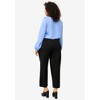 ellos Plus Size Pull-On Crop Wide Leg Pants - 3 of 4