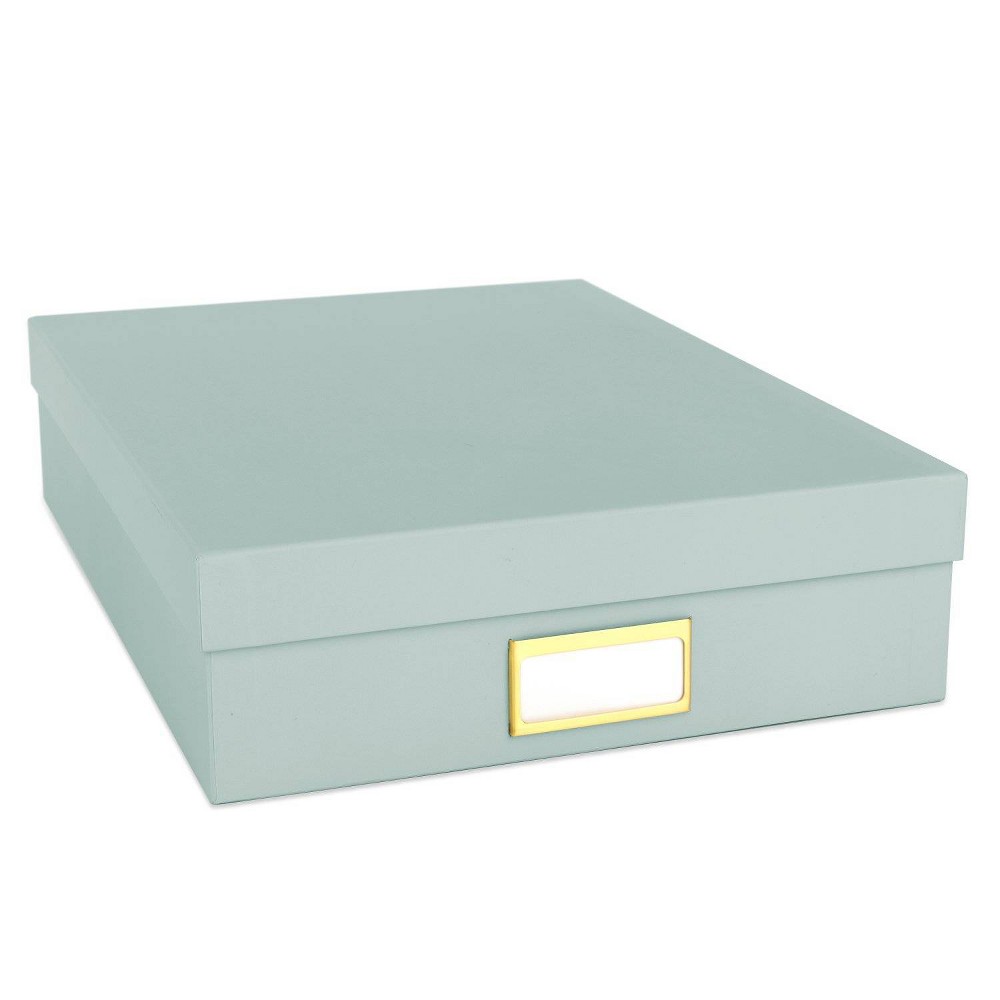 Sugar Paper Essentials Paper File Box Green