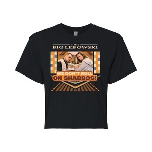Women's - The Big Lebowski - We Don't Roll On Shabbos! Cropped Graphic T-Shirt - 1 of 4