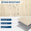 Washable Rugs for Living Room Modern Solid Area Rugs Non Slip Low Pile Minimalist Carpet Stain Resistant Ultra Soft Throw Mats - 4 of 4