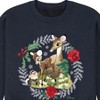 Men's - Disney - Christmas - Family In The Forest Graphic Fleece Sweatshirt - 2 of 4