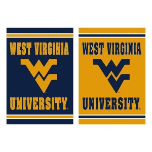 Embossed Suede, West Virginia University Double Sided Indoor Outdoor Decor 18" x 12.5" - 1 of 1