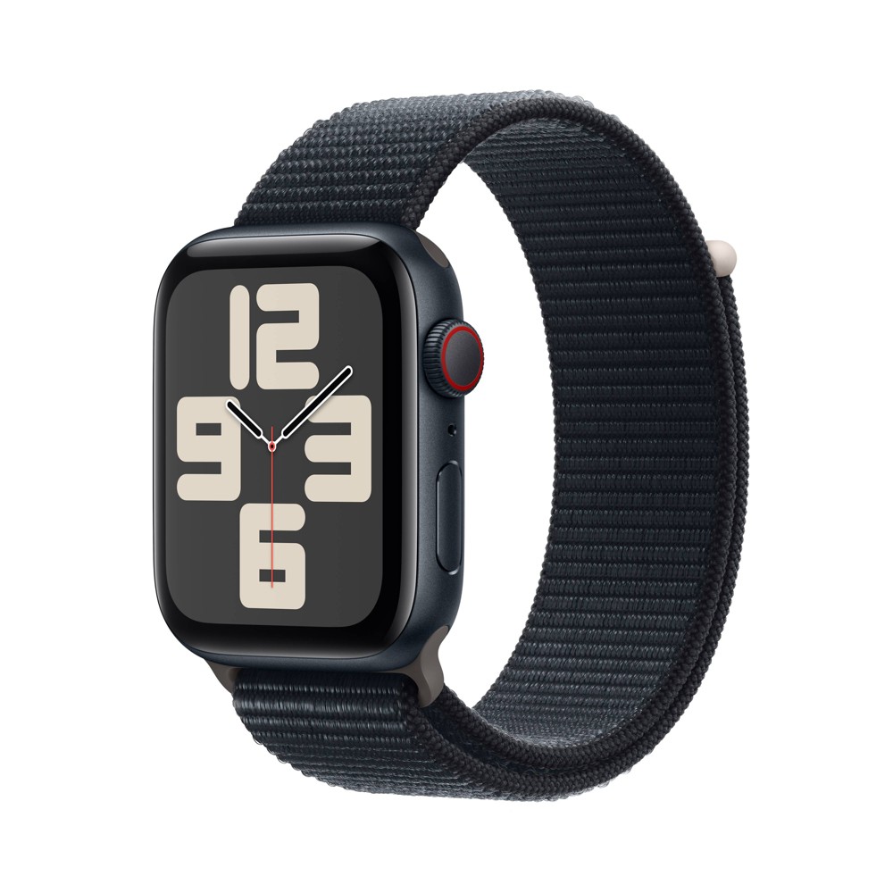 Photos - Smartwatches Apple Watch SE GPS + Cellular  44mm Midnight Aluminu (2023, 2nd Generation)