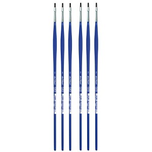 da Vinci FORTE-Acrylics Student Brush, Synthetic, Acrylic & Oil, Flat, Series 8640, Size 2, Pack of 6 - 1 of 3